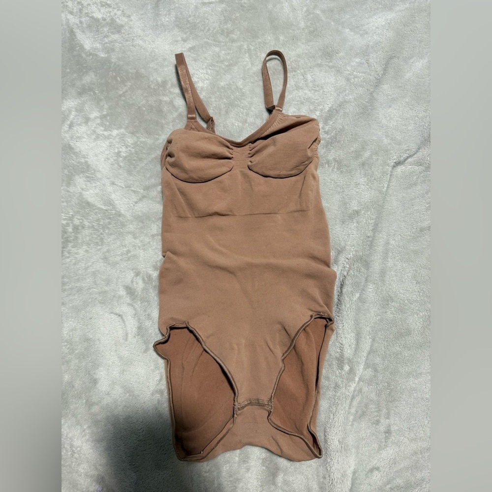 SKIMS  Tan One Piece Bodysuit